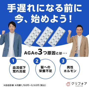 クリフォア AGA治療プラン