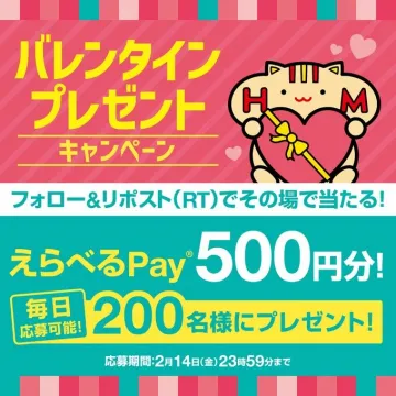 バレンタインプレゼントキャンペーン