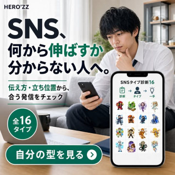 SNS発信タイプ診断（16タイプ）