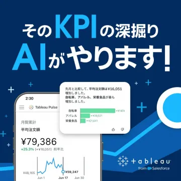 Tableau Pulse AI活用KPI分析ツール