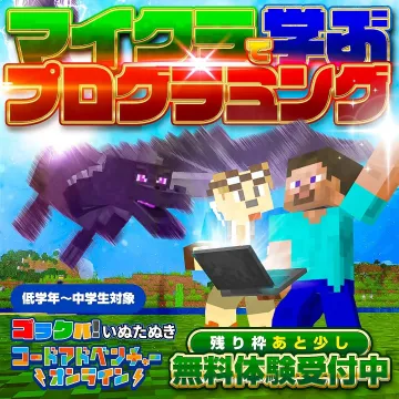 マイクラで学ぶプログラミング体験教室
