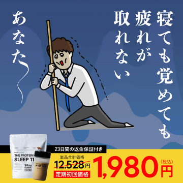 THE PROTEIN SLEEP TECH（睡眠サポートプロテイン）