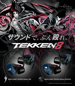 「TEKKEN 8」コラボレーションイヤホン MＡPro1000 JIN/KAZUYA