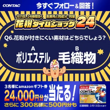 コンタック 花粉ケア 24時間ショック