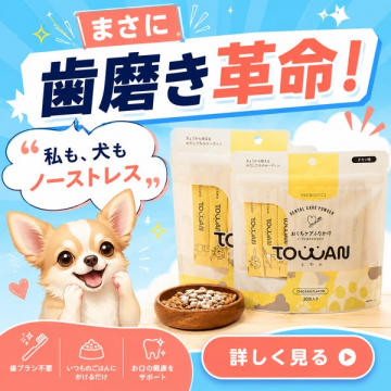 犬用デンタルふりかけTOWAN（食べる歯みがきケア）