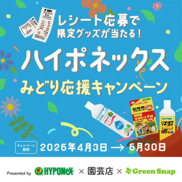 ハイポネックス みどり応援レシート応募キャンペーン