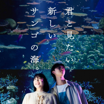 サンゴの海が広がる新展示・水族館プロモーション