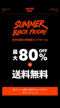 サマー ブラックフライデー大型セール
