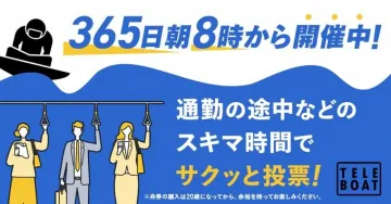 365日朝8時から楽しめるボートレース投票サービス