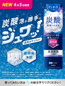 ピュオーラ 炭酸ハミガキ 歯周病予防