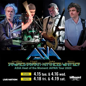 ASIA Heat of the Moment JAPAN Tour 2025 ライブ公演