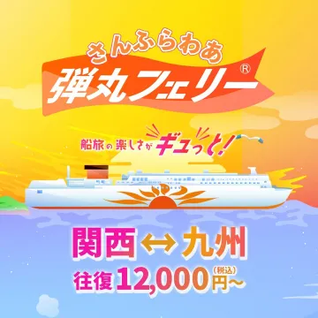 関西〜九州を結ぶさんふらわあ弾丸フェリー