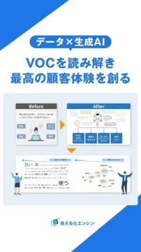 VOC分析で顧客体験を向上させるAIツール「見える化エンジン」