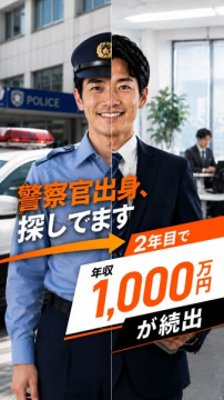 警察官出身者向け高年収転職支援