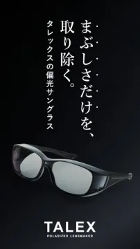 TALEX 偏光サングラス（まぶしさ除去用）