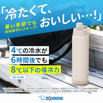 象印 長時間保冷ステンレスボトル（冷たさキープ）