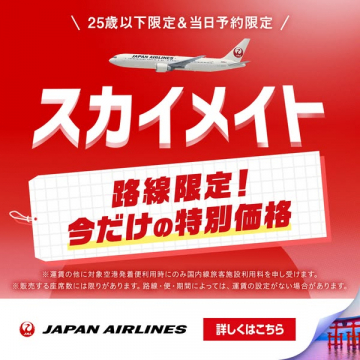 スカイメイト 25歳以下限定 国内割引運賃