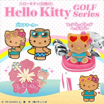 ハローキティ ゴルフグッズ（ヘッドカバー・マーカー）