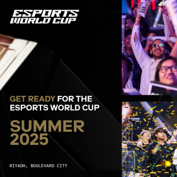 ESPORTS WORLD CUP サウジアラビア開催案内バナー