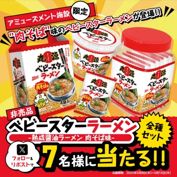 非売品 肉そば味ベビースターラーメン全種セット プレゼントキャンペーン