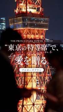 東京タワー夜景のプロポーズプラン