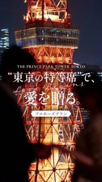 東京タワー夜景のプロポーズプラン
