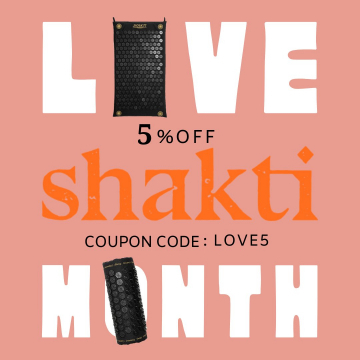 シャクティマット 5%OFFクーポン配布キャンペーン（LOVE Month）