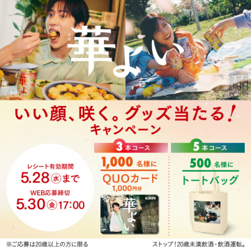 華よいキャンペーン（QUOカード・トートバッグプレゼント）