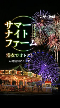 マザー牧場 サマーナイトファーム（夜の遊園地イベント）