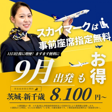 スカイマーク 事前座席指定無料セール
