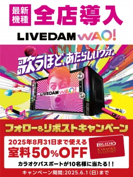 LIVEDAM Wao! カラオケ