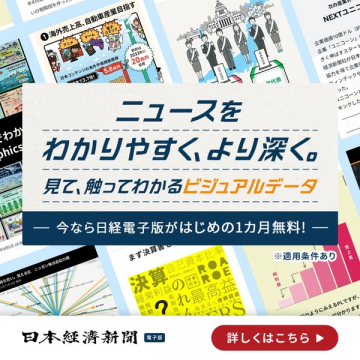 日経電子版 ビジュアルデータ購読