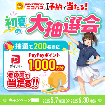 初夏の大抽選会（ニコパスキャンペーン）
