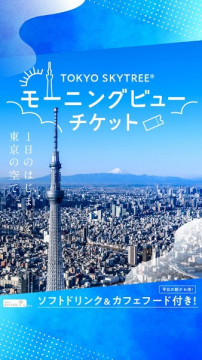 東京スカイツリー モーニングビュー入場券