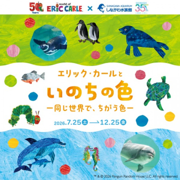 エリック・カール展「いのちの色」＠しながわ水族館（子ども向け絵本原画展）