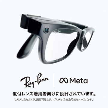 Ray‑Ban × Meta コラボ スマートグラス（度付対応）