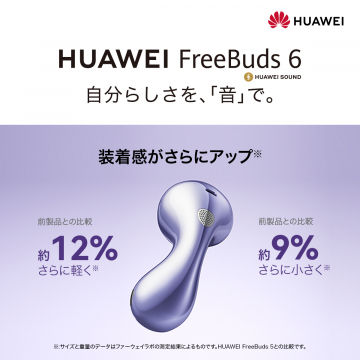 HUAWEI FreeBuds 6 ワイヤレスイヤホン