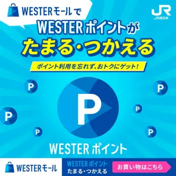WESTERモールのポイント案内