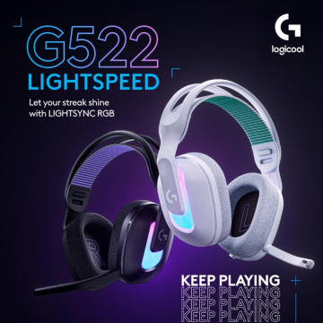 ロジクール G522 LIGHTSPEED ゲーミングヘッドセット
