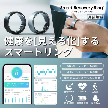 健康状態を可視化するスマートリング「Smart Recovery Ring」
