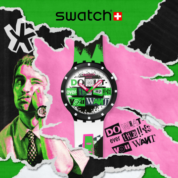 個性を表現するグラフィック腕時計「Swatch DO WHAT YOU WANT」