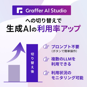 生成AI活用促進ツール「Graffer AI Studio」