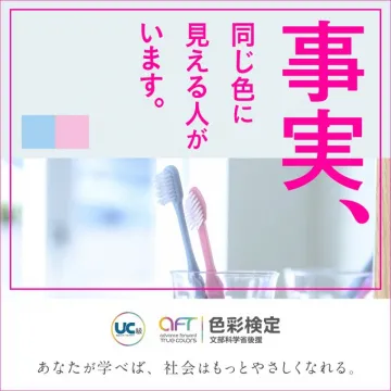 色の見え方の違いを学ぶ 色彩検定 UC級
