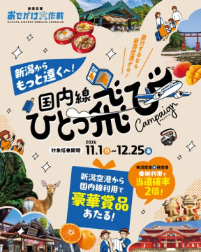 新潟空港 国内線就航促進キャンペーン
