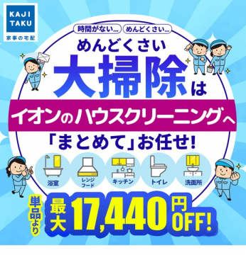 イオンのハウスクリーニング大掃除