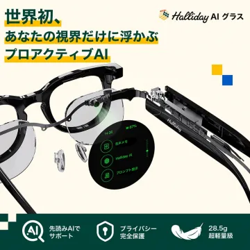 Halliday AI グラス：視界に浮かぶプロアクティブAI体験