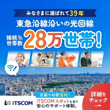 東急沿線の家庭向け光回線サービス