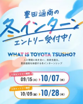 豊田通商 冬のインターンシップ募集