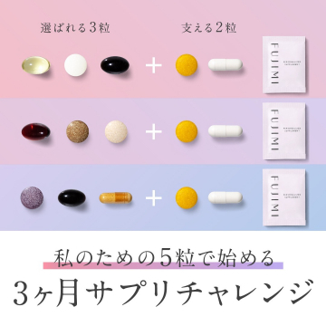 FUJIMIパーソナライズサプリ3ヶ月チャレンジ