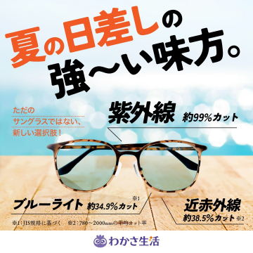 わかさ生活 夏の日差し対策サングラス